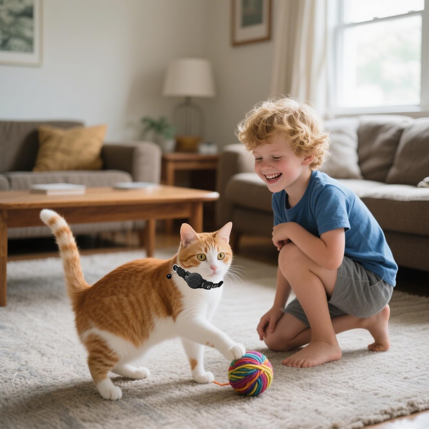 Cat Tracker GPS Collar for Apple  Ideal Small Large Cats