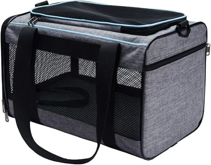 Vceoa 17.5x11x11 Inches Cat, Dog Carrier for Pets  Fabric Pet Home