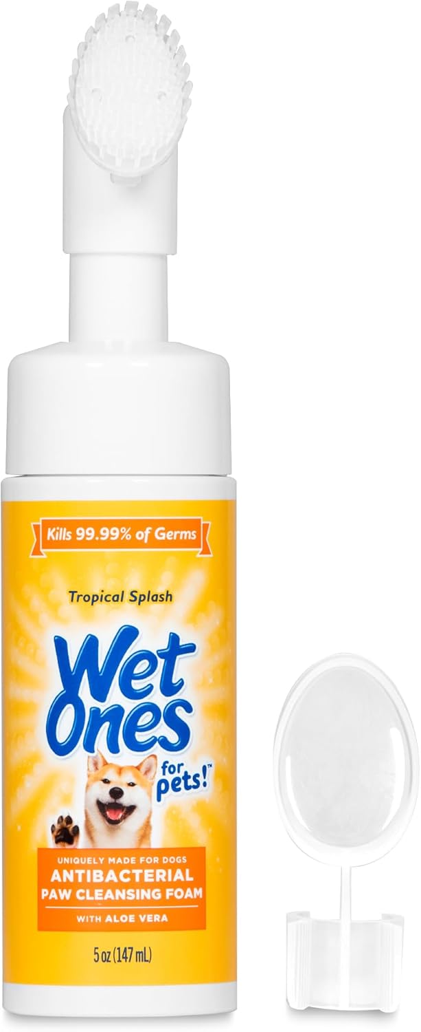 Wet Ones for Pets Antibacterial Dog Paw Cleaner with Built-in Screen
