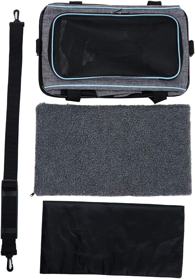 Vceoa 17.5x11x11 Inches Cat, Dog Carrier for Pets  Fabric Pet Home