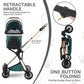 MoNiBloom 3 in 1 Pet Stroller with Adjustable Handle.
