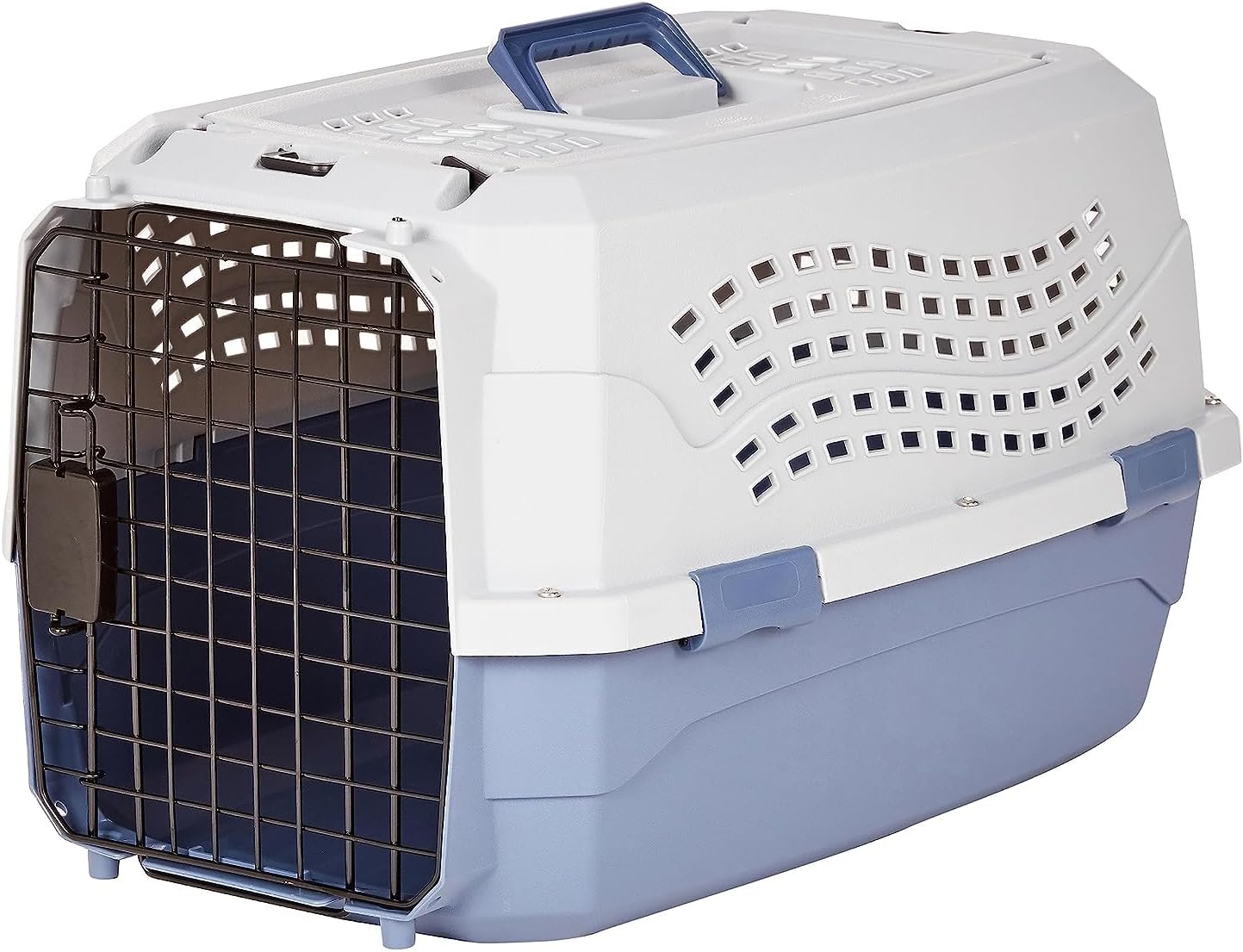Amazon Basics 2-Door Top-Load Hard-Sided Dog.