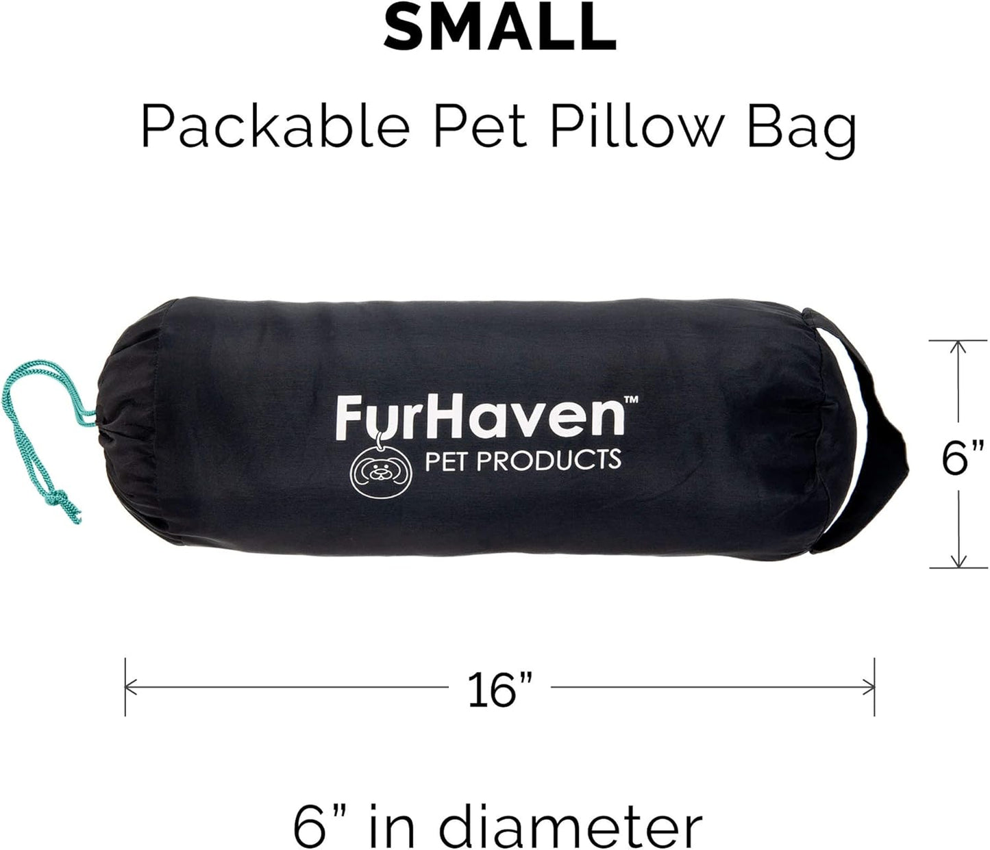 Furhaven Outdoor Travel Dog Bed for Small Dogs