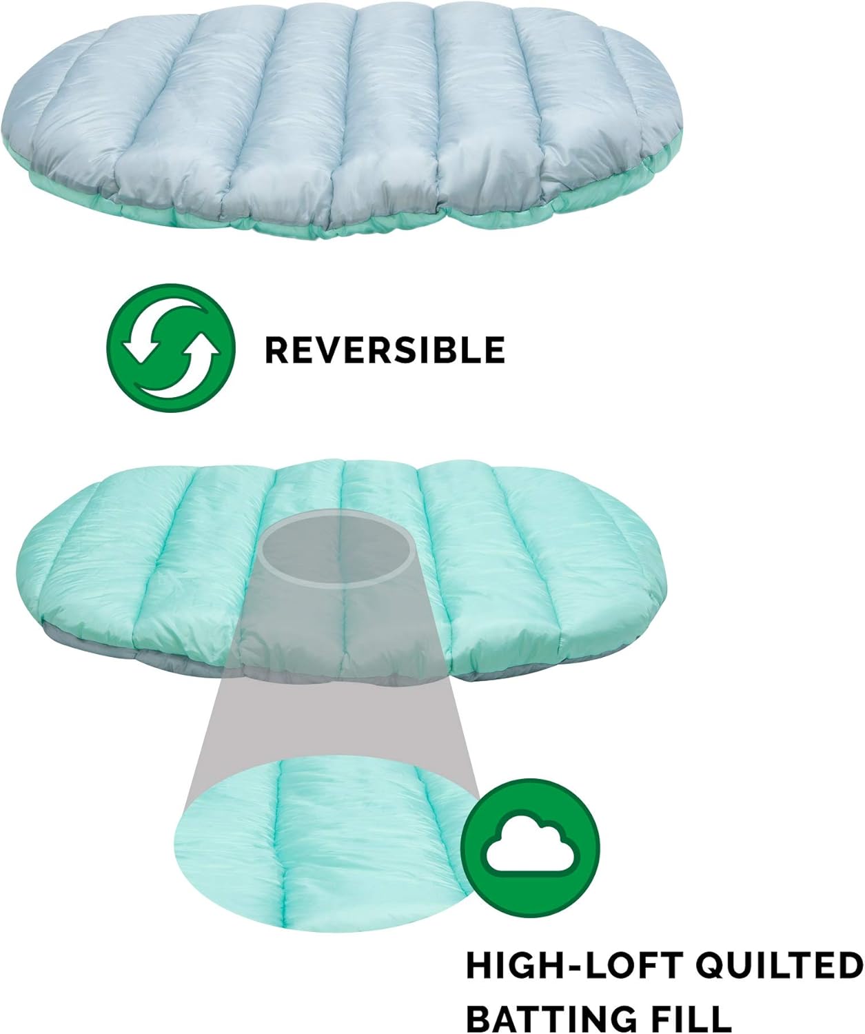 Furhaven Outdoor Travel Dog Bed for Small Dogs
