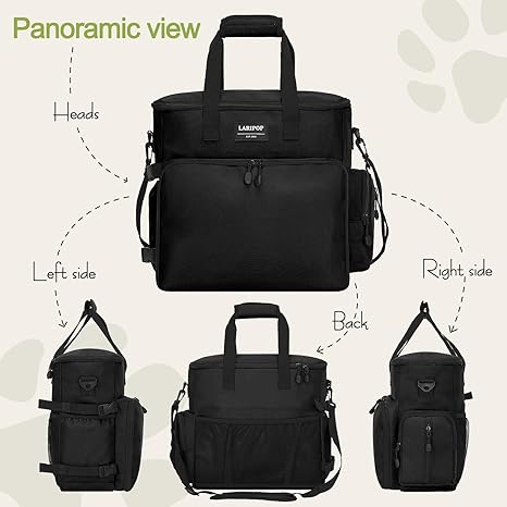 Dog Travel Bag,Weekend Pet Travel Bag Set for Dog and Cat,Airline Approved