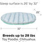 Furhaven Outdoor Travel Dog Bed for Small Dogs
